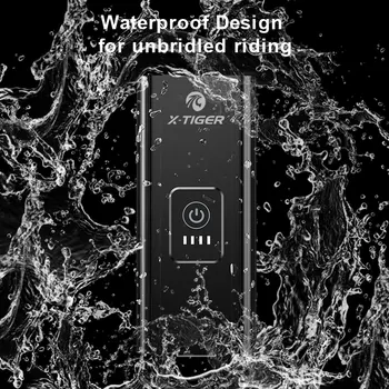 X-TIGRAS Dviračių Šviesos IPX6 Vandeniui 1200 Liumenų USB Įkrovimo Dviračių Lempos 2400mAH MTB Kelių Dviratį Priekinio Žibinto priekinis žibintas