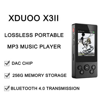 XDuoo X3II II X3 USB DAC Mp3 Grotuvas, 