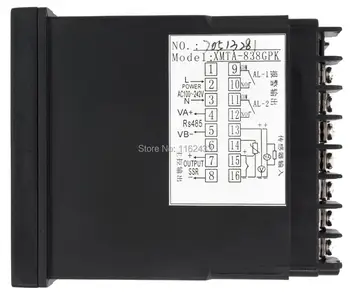XMTA-8 RS485 modbus sąsaja rampos mirkti skaitmeninis temperatūros reguliatorius SSR relė 0-22mA SCR produkcija