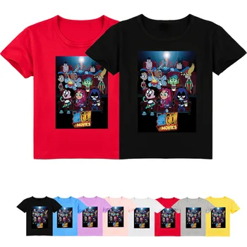 Z&Y Juokinga Teen Titan Eiti Marškinėliai Vaikams Suvenyrinius Marškinėlius 2020 Metų Vasaros Atsitiktinis Tee marškinėliai Berniukams trumpomis Rankovėmis T-shirt Girls Hip-Hop Viršų