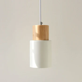 Šiaurės E27 LED šviestuvo modernus Paprastumas medžio kabo lempa, uždaras miegamasis, gyvenamasis kambarys studijų apšvietimo šviestuvas, restoranas palėpė