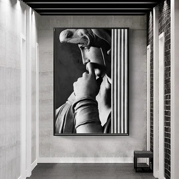 Šiaurės Skulptūra David Drobė Paveikslų, Plakatų ir grafikos Drobė Nuotrauką Sienos Meno gyvenamojo Kambario, Biuro, Miegamojo Dekoratyviniais