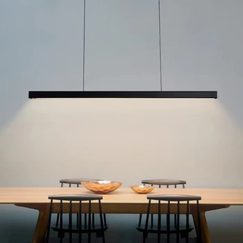 Šiuolaikinių LED valgomasis liustra apšvietimo Šiaurės restoranas ilgai kabo žibintai office tvirtikliai, Baras apšvietimo tyrimas lempos