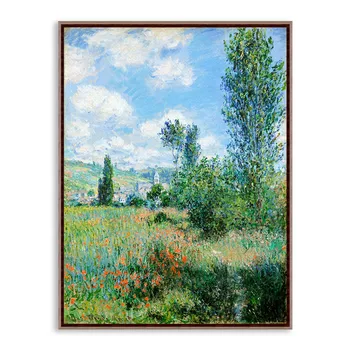 Šiuolaikinės Impresionizmo Claude Monet Name, Gėlių, Lauko Kraštovaizdžio A4 Menas Spausdinti Plakato Sienos Nuotrauka Drobė, Aliejus, Tapyba Namų Dekoro
