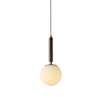 Šiuolaikinės Stiklo Pakabukas Žiburiai Pasaulyje Apvalios baltos kamuolys Hanglamp Gyvenamasis Kambarys, Virtuvė, Luminiare apšvietimo Šviestuvas šiaurės lempos