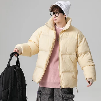 Žiemos vyriški Švarkai Šiltas Parko Paltai Streetwear Vyrų 2020 Metų Hip-Hop Atsitiktinis Outwear Storio Mados vientisos Spalvos Moteris Kailio Paltas