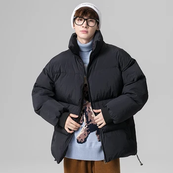 Žiemos vyriški Švarkai Šiltas Parko Paltai Streetwear Vyrų 2020 Metų Hip-Hop Atsitiktinis Outwear Storio Mados vientisos Spalvos Moteris Kailio Paltas
